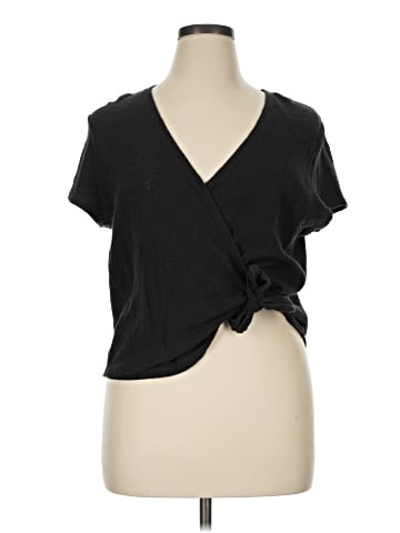 Madewell Texture &amp; Thread Wrap-Tie Top (view 1)