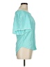 No Boundaries 100% Rayon Teal 3/4 Sleeve Blouse Size M - photo 4