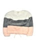 Speechless 100% Polyester Color Block Gray Sweatshirt Size 6 - photo 1