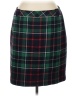 Talbots Plaid Green Casual Skirt Size 14 - photo 1