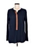 Sunday in Brooklyn Blue Long Sleeve Top Size M - photo 1