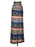 Assorted Brands Print Blue Formal Skirt Size 3 - photo 1