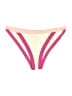 L Space Color Block Pink Swimsuit Bottoms Size M - photo 1