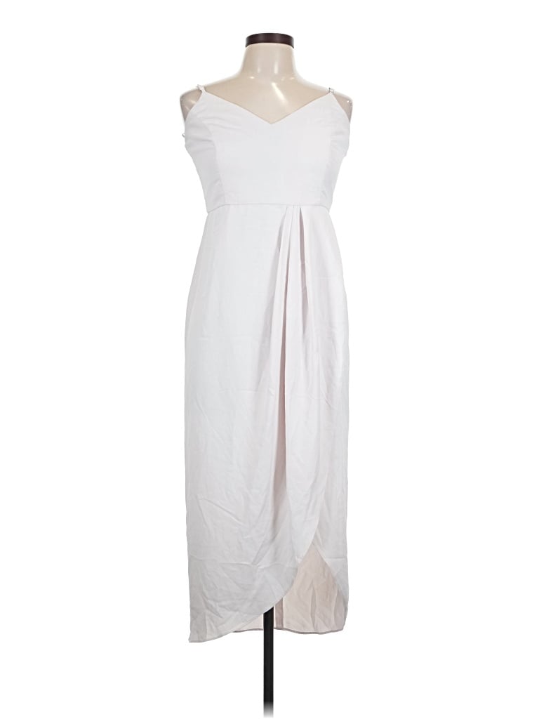 Pre-owned Lulus Cocktail Dress In White