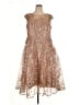 Mac Duggal 100% Polyester Stars Brown Cocktail Dress Size 14 - photo 1