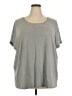 Roaman's Gray Short Sleeve T-Shirt Size 30 (3X) - photo 1