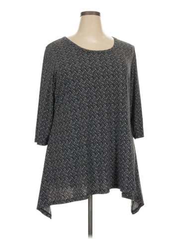 Woman Within 3/4 Sleeve Top (view 1)