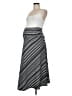 Sophia Jayne Chevron-herringbone Silver Casual Skirt Size M - photo 1