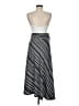 Sophia Jayne Chevron-herringbone Silver Casual Skirt Size M - photo 2