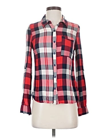 Buttons Long Sleeve Button-Down Shirt (view 1)