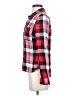 Buttons 100% Rayon Plaid Red Long Sleeve Button-Down Shirt Size S - photo 5
