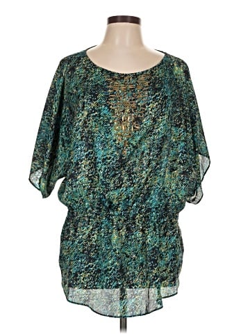 CALVIN KLEIN JEANS 3/4 Sleeve Blouse (view 1)