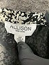 Allison 100% Recycled Polyester Paisley Black Casual Dress Size S - photo 7