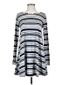 Love, Fire Stripes Blue Casual Dress Size S - photo 1