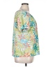 Rebecca Malone Tropical Green Short Sleeve Blouse Size 1X - photo 4