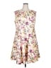 Gabby Skye Floral Ivory Casual Dress Size 18 - photo 1