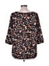 Unbranded Blue 3/4 Sleeve Blouse Size 12 - photo 2