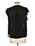 Calvin Klein Black Short Sleeve Blouse Size L - photo 2