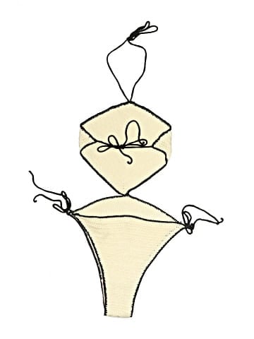 Solid & Striped Swimsuit Top (view 2)