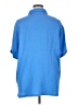 Decree 100% Cotton Blue Short Sleeve Blouse Size XL - photo 2