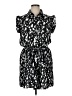 Shein Curve 100% Polyester Animal Print Black Casual Dress Size 14 Plus (1) - photo 1