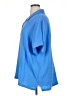 Decree 100% Cotton Blue Short Sleeve Blouse Size XL - photo 5