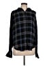 Cloth & Stone Plaid Black Long Sleeve Button-Down Shirt Size L - photo 1