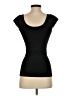 BCBGMAXAZRIA Black Short Sleeve Top Size XS - photo 2