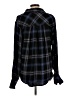 Cloth & Stone Plaid Black Long Sleeve Button-Down Shirt Size L - photo 2