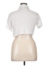 Ci Sono White Short Sleeve Blouse Size XL - photo 2