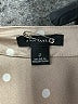 Ann Taylor 100% Polyester Polka Dots Tan Long Sleeve Blouse Size 2 - photo 7