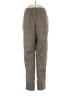Orange Plaid Brown Casual Pants Size XS - photo 2