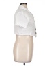 Ci Sono White Short Sleeve Blouse Size XL - photo 4