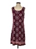 Max Studio Paisley Burgundy Casual Dress Size S - photo 1