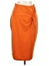 Thalia Sodi Solid Orange Casual Skirt Size L - photo 1