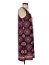 Max Studio Paisley Burgundy Casual Dress Size S - photo 4