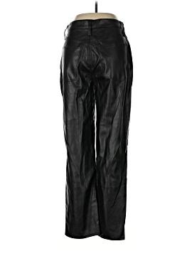 Madewell The Perfect Vintage Straight Jean: Faux Leather Edition (view 2)