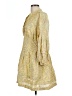 Derek Lam Paisley Yellow Casual Dress Size EU (IT) 48 / US 12 - photo 5