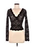 Zara Black Long Sleeve Top Size M - photo 1