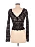 Zara Black Long Sleeve Top Size M - photo 2