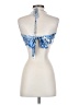 Cotton Candy LA 100% Polyester Blue Halter Top Size S - photo 2