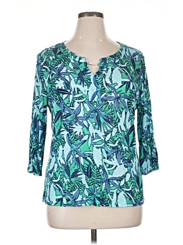 Palm Grove 3/4 Sleeve Blouse (view 1)