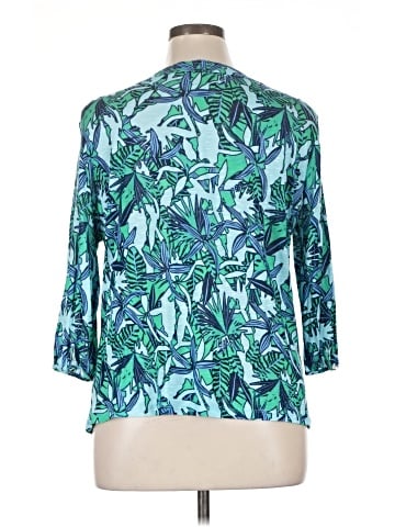 Palm Grove 3/4 Sleeve Blouse (view 2)