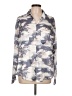 Bailey Rose 100% Polyester Floral Gray Long Sleeve Blouse Size L - photo 1