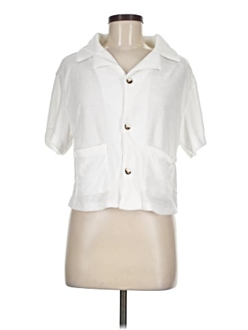 Nicole Miller Short Sleeve Button-Down Shirt (view 1)
