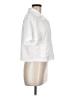 Nicole Miller 100% Polyester White Short Sleeve Button-Down Shirt Size M - photo 4