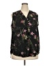 Vince Camuto 100% Polyester Black Sleeveless Blouse Size 2X - photo 1