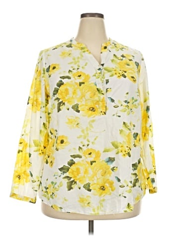 Lane Bryant 3/4 Sleeve Blouse (view 1)