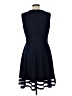 Calvin Klein Solid Blue Cocktail Dress Size 12 - photo 2