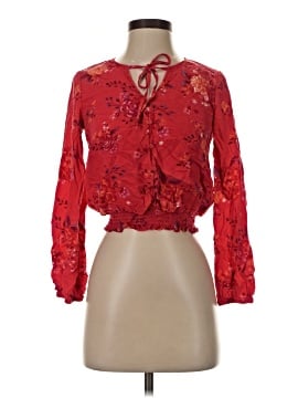 Mudd Long Sleeve Blouse (view 1)